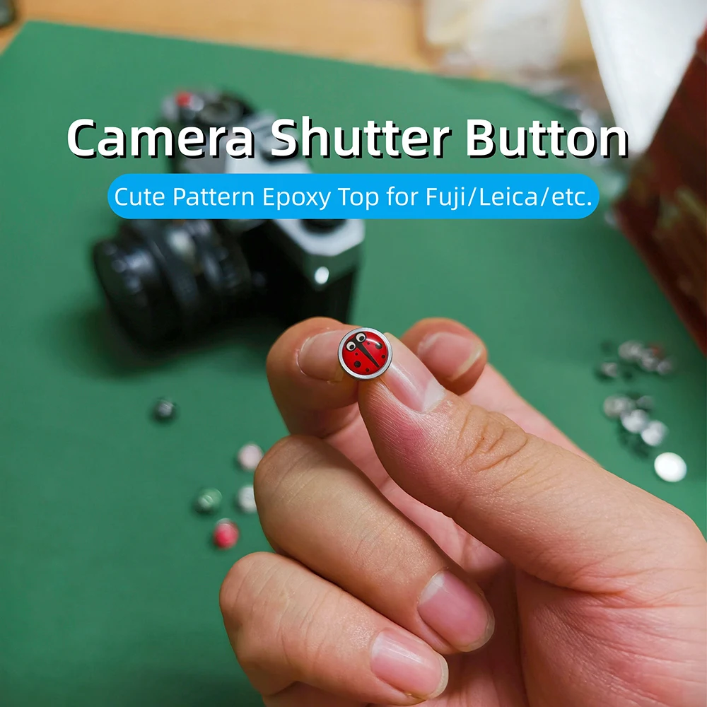 Fujifilm Camera X100Vi - Cute Pattern Threaded Shutter Release Button