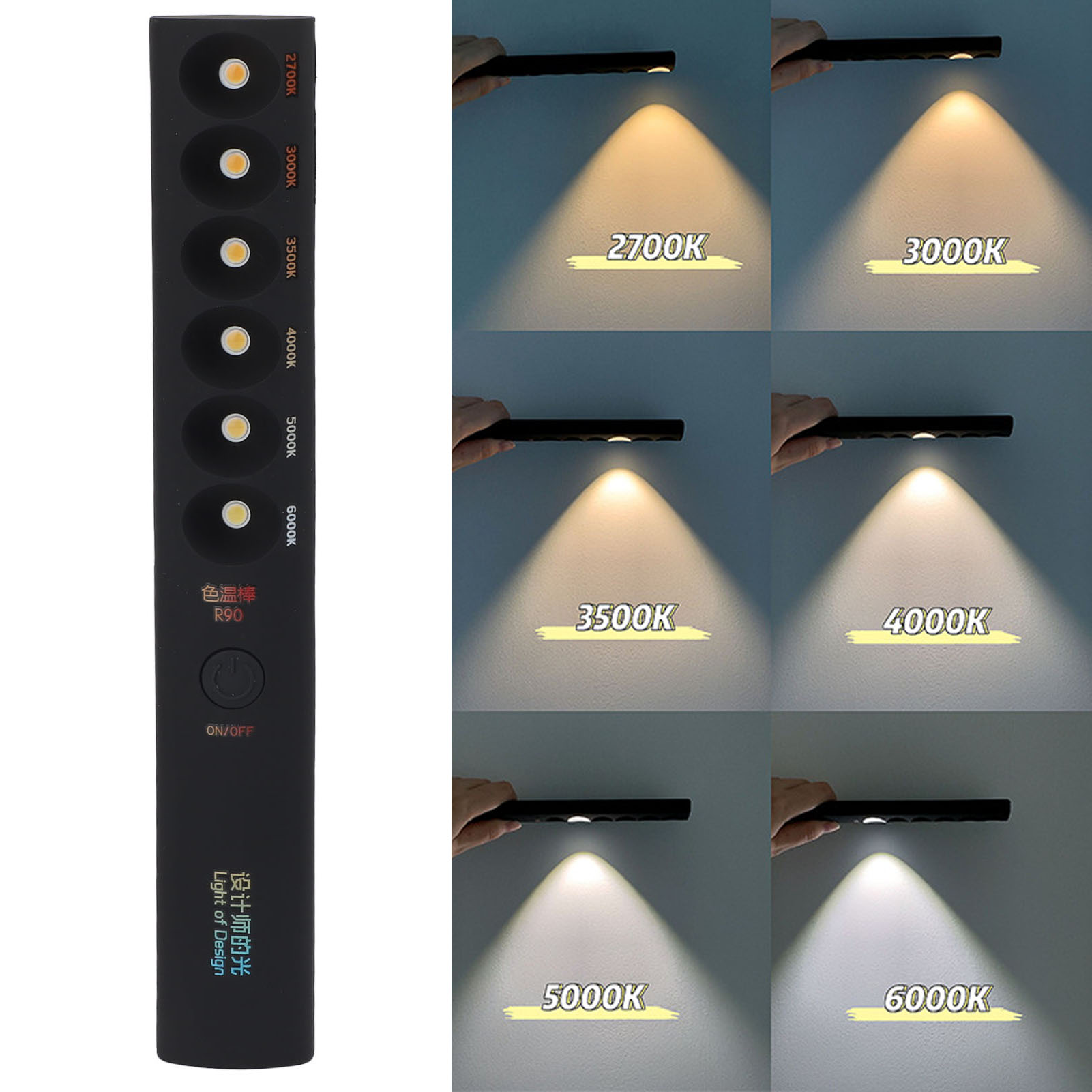 Photography Lighting Wand - ZK50 Hot Selling Portable Color Temperature