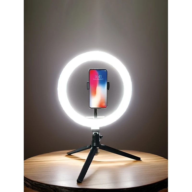 Photography Lighting Ring - Desiontal 26cm Ring Light with Tripod