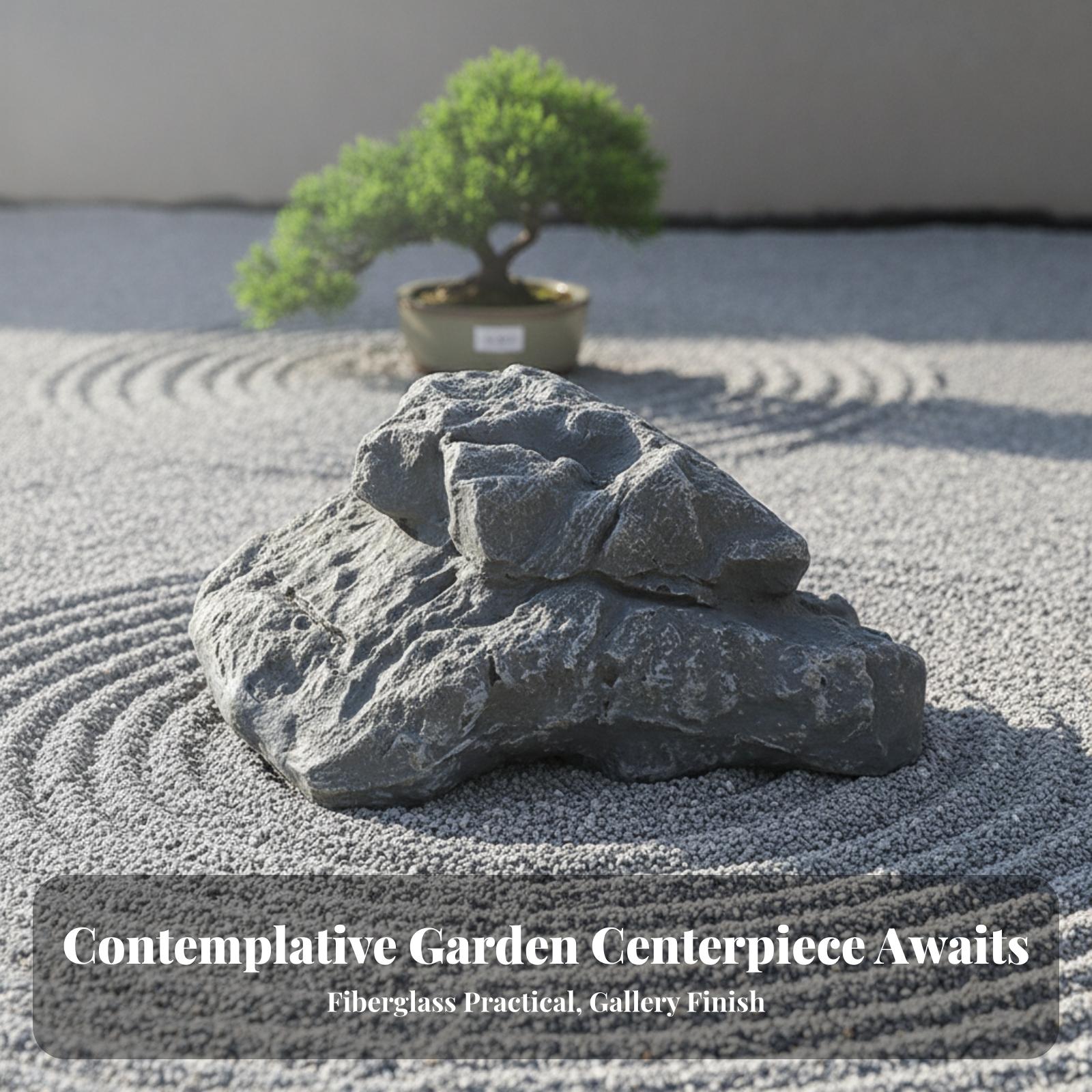 Photography Lighting Simulation - Light Gray Textured Stone Prop Simulation