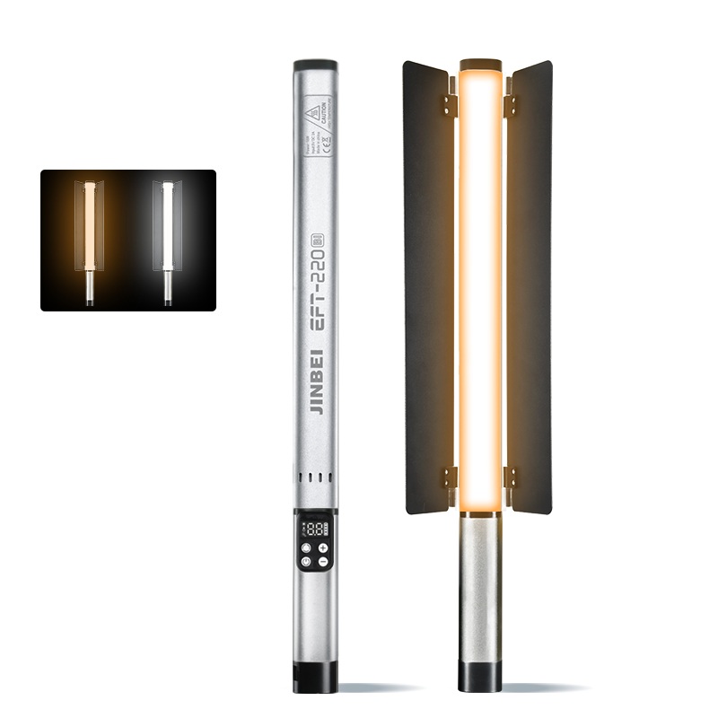 Photography Lighting Wand - JINBEI EFT-220BI Handheld Portable Bi-Color Video