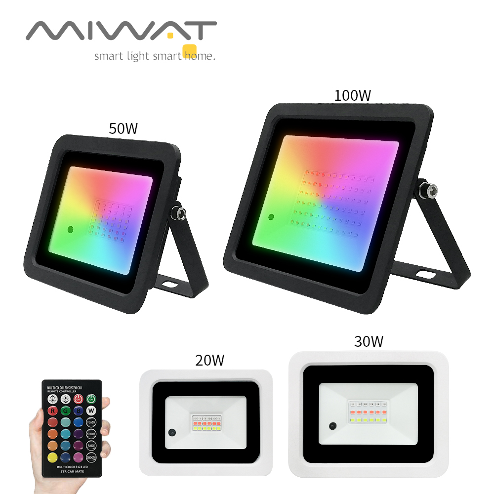 RGB Flood Light 100W 50W 30W 2 - Photography Lighting Uk recension och pris