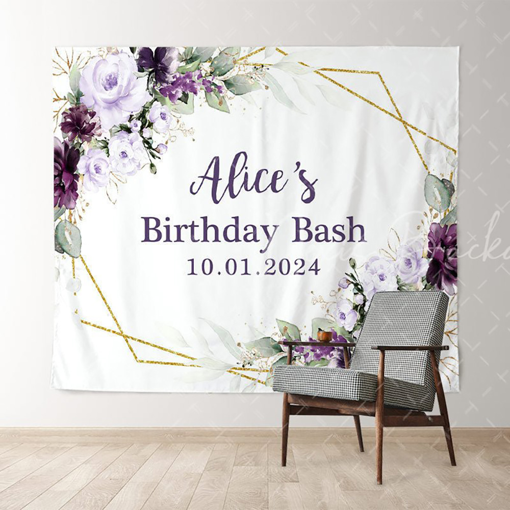 Light Purple Floral White Cust - Photography Lighting Names recension och pris