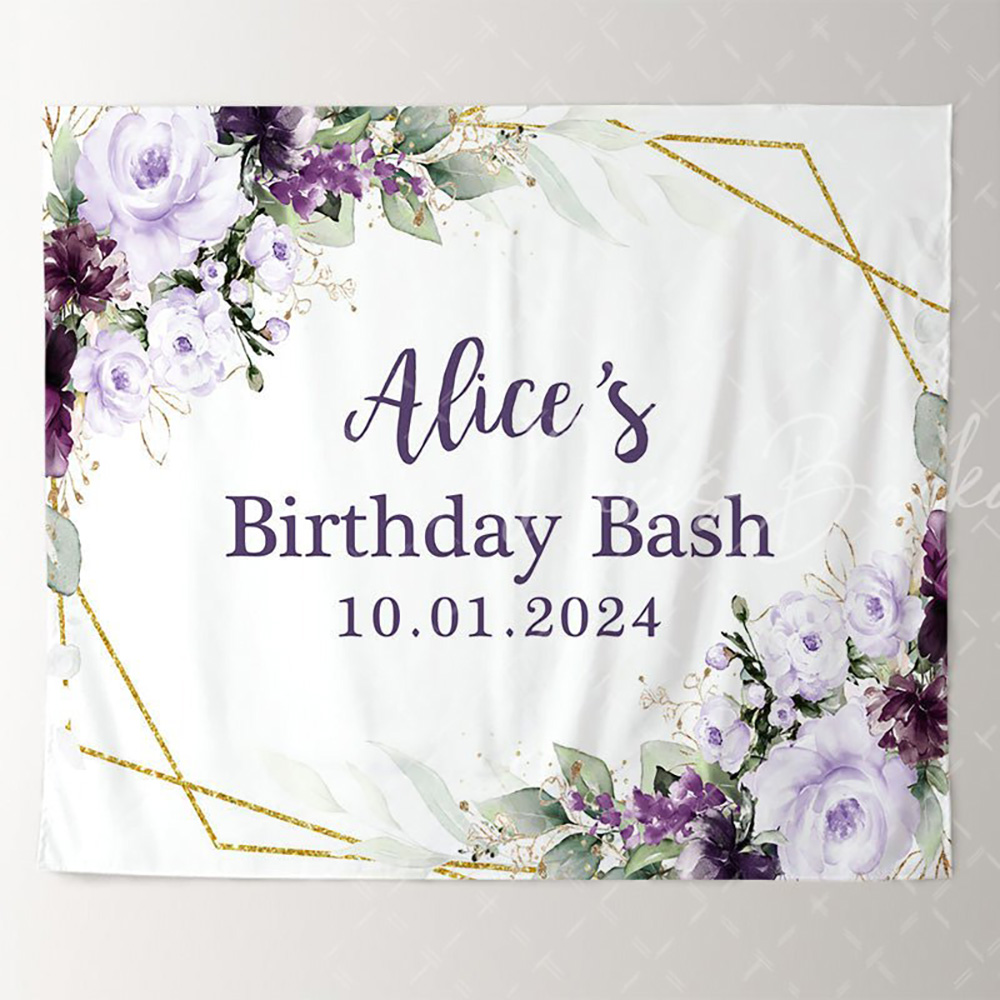 Light Purple Floral White Cust - Photography Lighting Names recension och pris