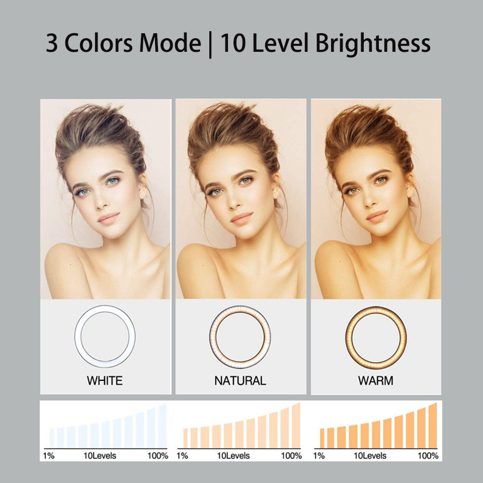 6inch Ring Light with Tripod L - Photography Lighting Wand recension och pris