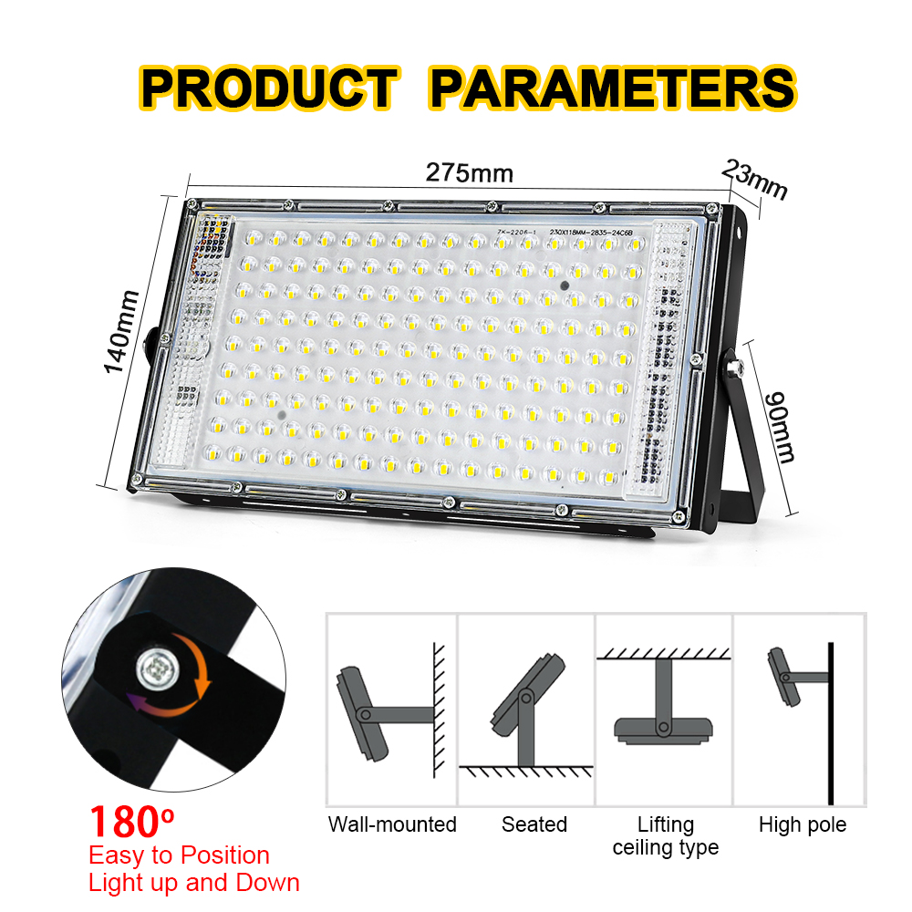 50W 100W 150W Led Flood Light  - Photography Lighting Uk recension och pris