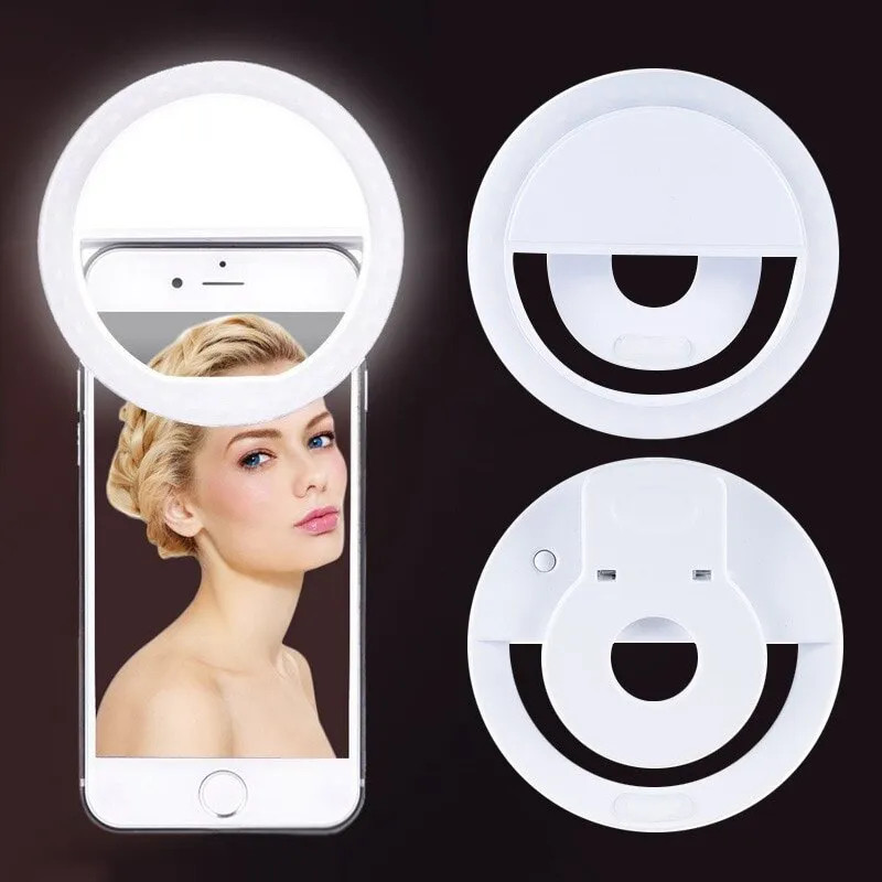USB Rechargeable LED Selfie Ri - Photography Lighting Tool recension och pris