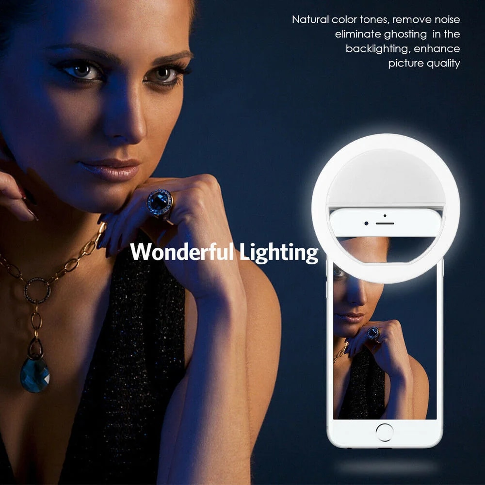 USB Rechargeable LED Selfie Ri - Photography Lighting Tool recension och pris