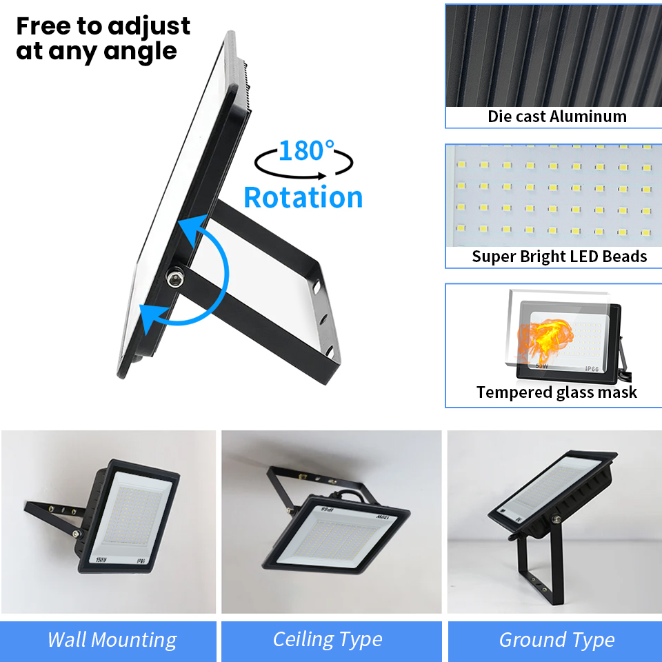 LED Floodlight AC220V 110V 10- - Photography Lighting Uk recension och pris