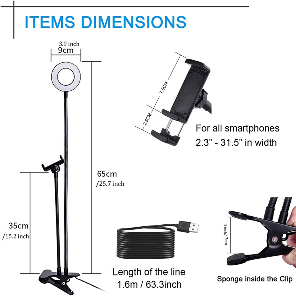 Universal Flexible Mobile Phon - Photography Lighting Tool recension och pris