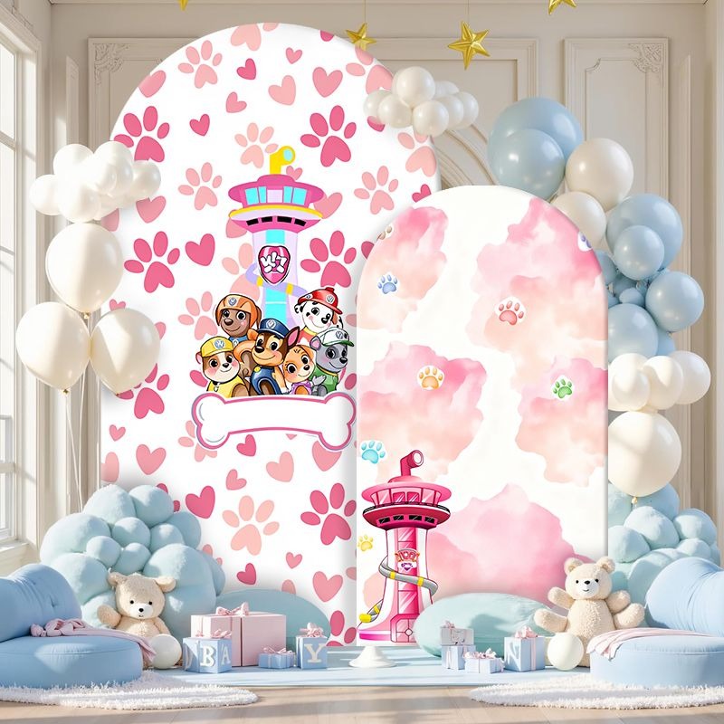 Paw Patrol Arch Backdrop Cover - Photography Lighting Backdrop recension och pris