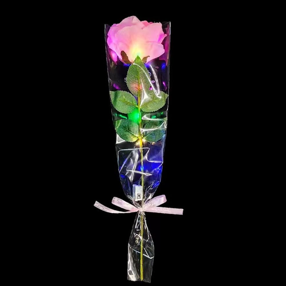 Glowing Artificial Rose Flower - Photography Lighting Simulation recension och pris