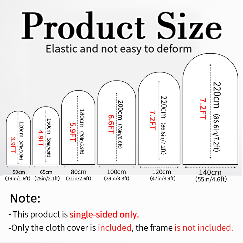 Arch Backdrop Cover Groovy One - Photography Lighting Backdrop recension och pris