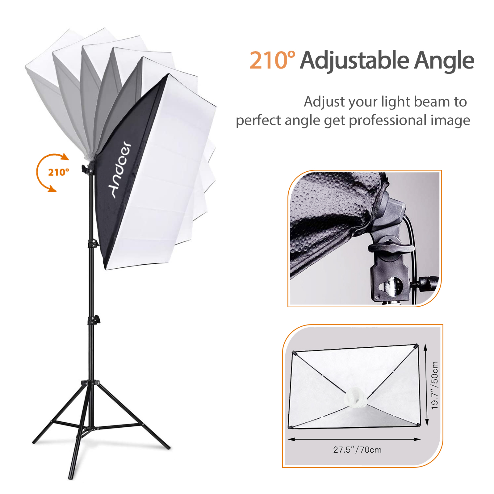 Andoer Studio Photography Ligh - Photography Video Lighting Kit recension och pris