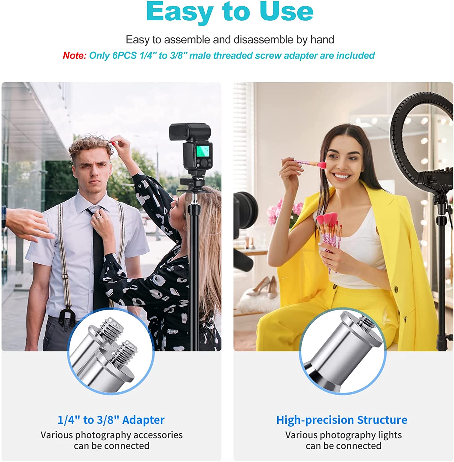 Selens Standard 3/8 to 1/4 Ada - Photography Lighting Tool recension och pris