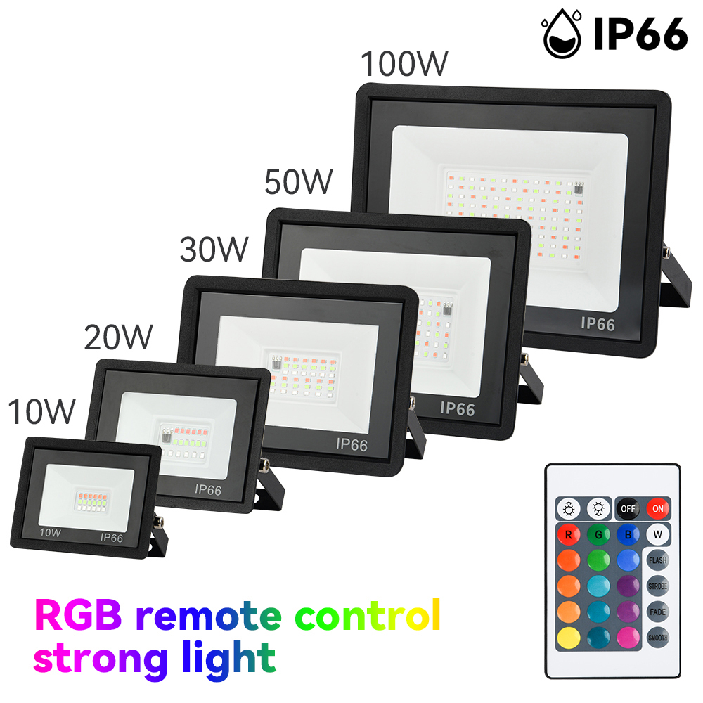 RGB Flood Light 100W 50W 30W 2 - Photography Lighting Uk recension och pris
