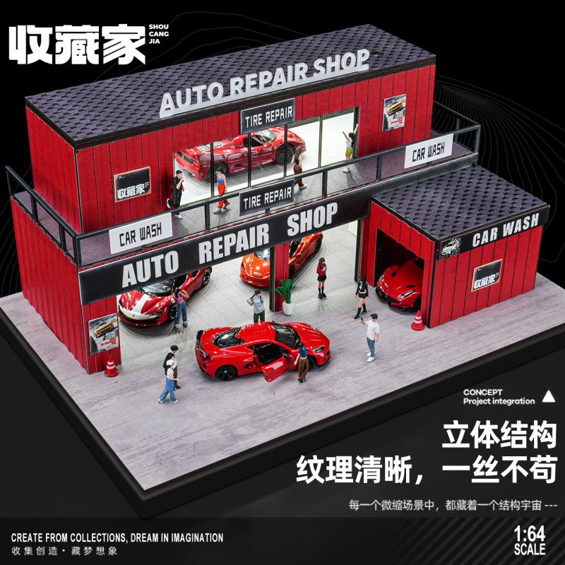 1 64 Scale Multi Layer Contain - Photography Lighting Simulation recension och pris