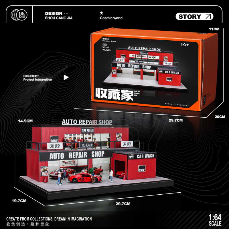 1 64 Scale Multi Layer Contain - Photography Lighting Simulation recension och pris
