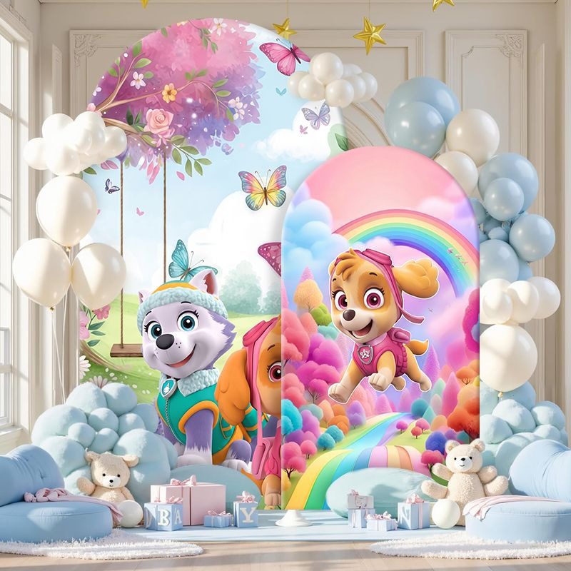 Paw Patrol Arch Backdrop Cover - Photography Lighting Backdrop recension och pris