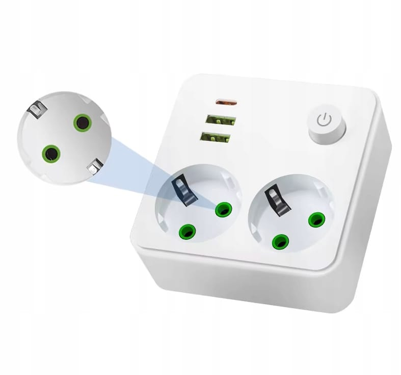 EU Plug Charger Wall Socket Po - Photography Lighting Uk recension och pris