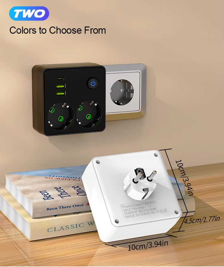 EU Plug Charger Wall Socket Po - Photography Lighting Uk recension och pris