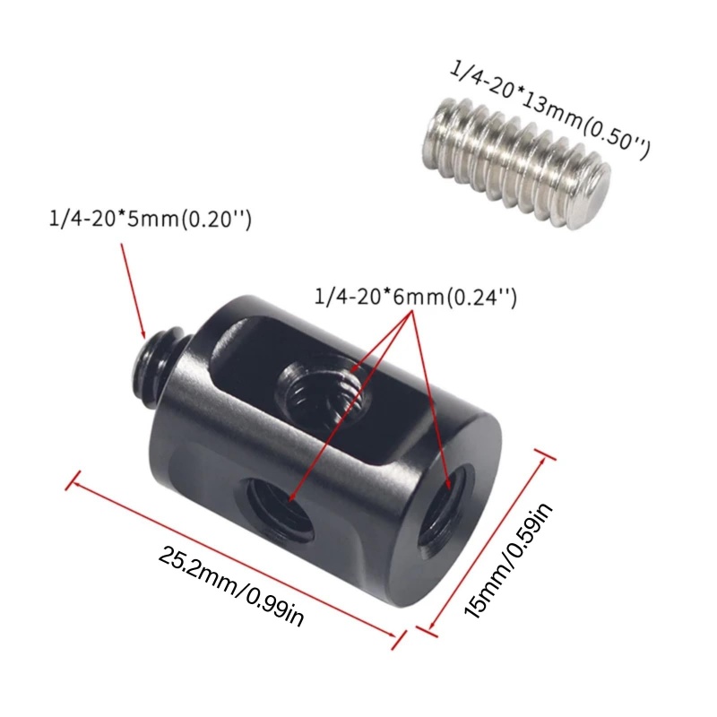 Aluminum 1/4 Screw Tube Rod Co - Photography Lighting Tool recension och pris