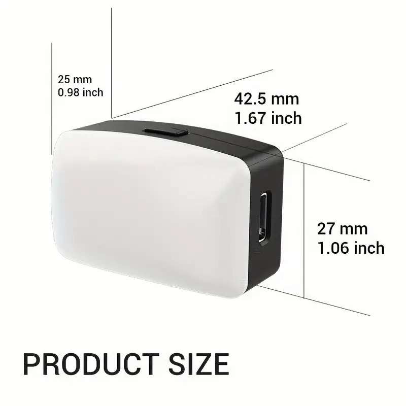 Mini Magnetic LED Selfie Light - Photography Lighting Tool recension och pris