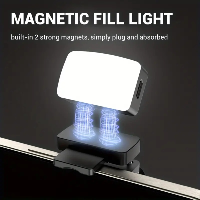 Mini Magnetic LED Selfie Light - Photography Lighting Tool recension och pris