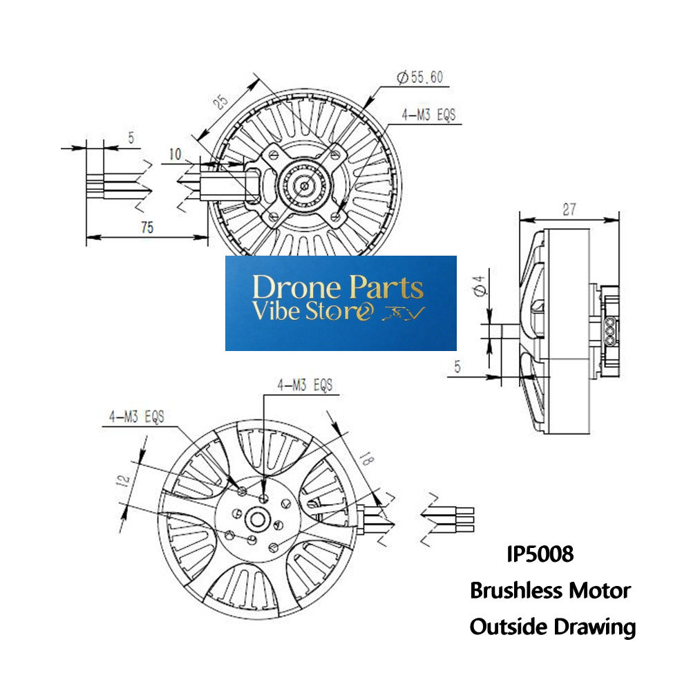 DParts1IP5008 KV370 Brushless  - Photography Lighting Material recension och pris