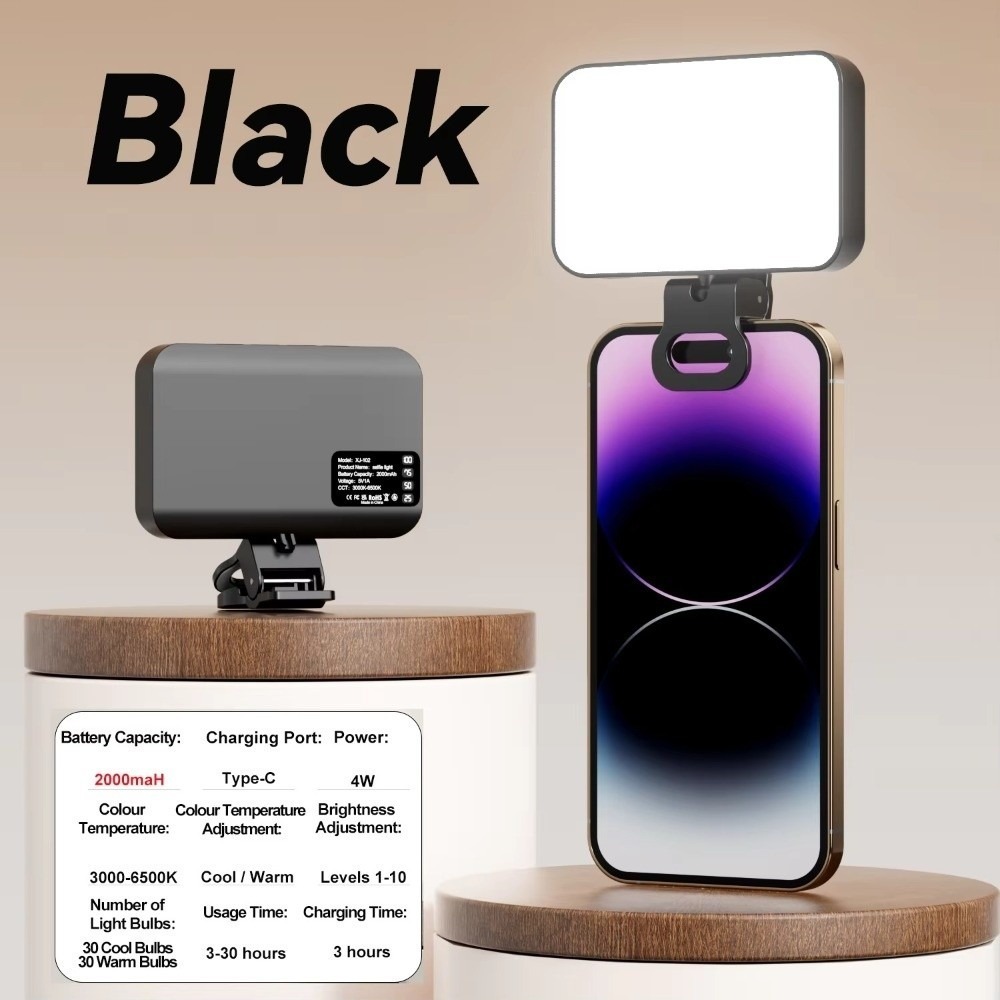 800/1000mAh LED Selfie Light 3 - Photography Lighting Ring recension och pris