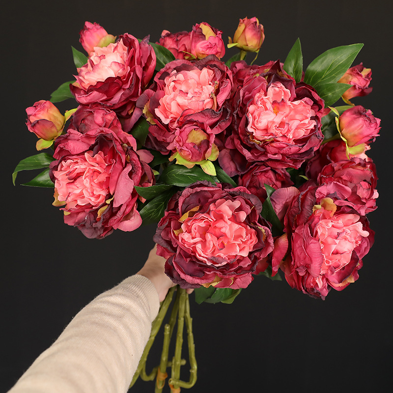 1PC Retro 2 Head Peony Simulat - Photography Lighting Simulation recension och pris