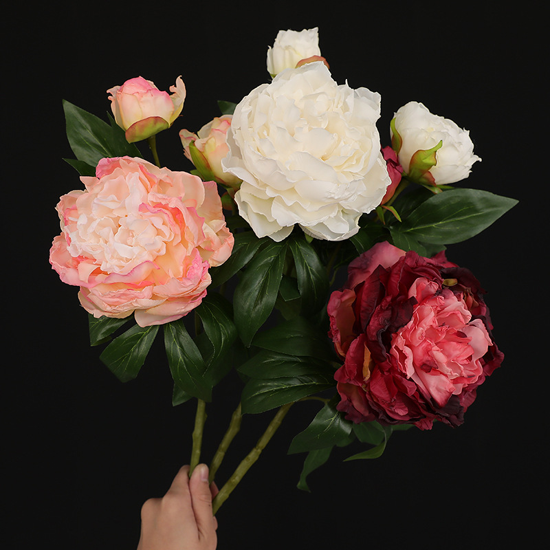1PC Retro 2 Head Peony Simulat - Photography Lighting Simulation recension och pris