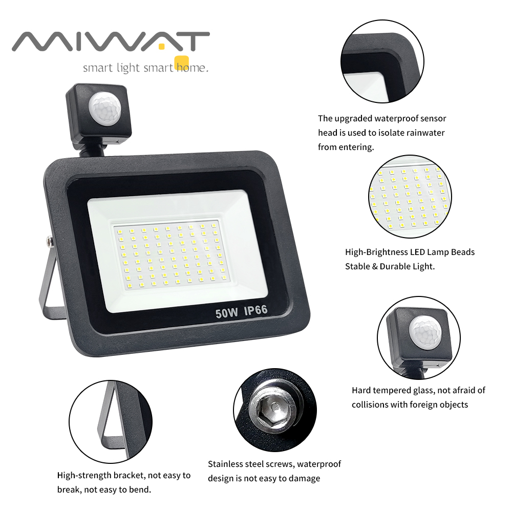 PIR Motion Sensor LED Flood Li - Photography Lighting Uk recension och pris