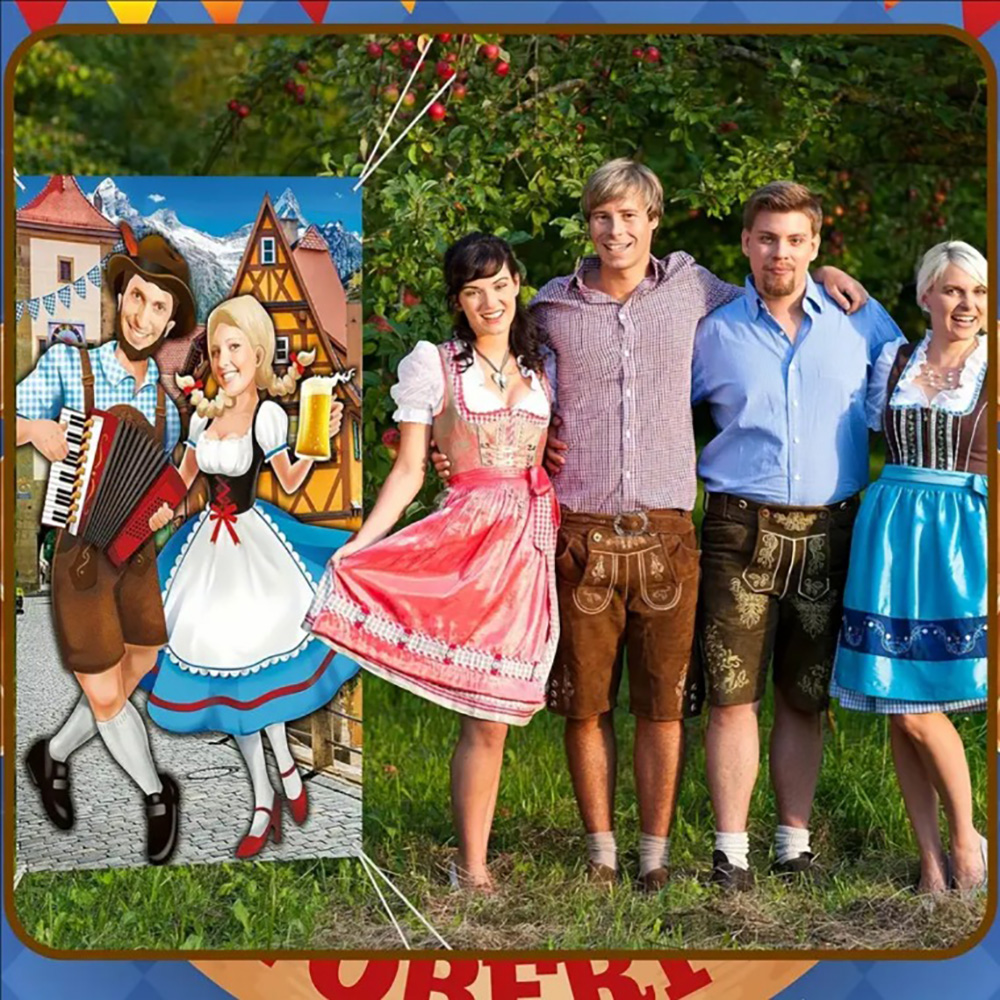 1pc 1.8x0.9m Vinyl Oktoberfest - Photography Lighting Backdrop recension och pris