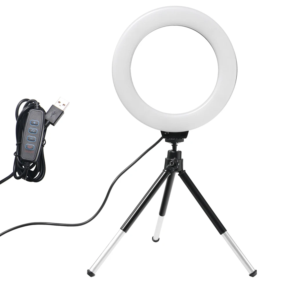 6 Inch Mini Selfie Ring Light  - Photography Lighting Wand recension och pris