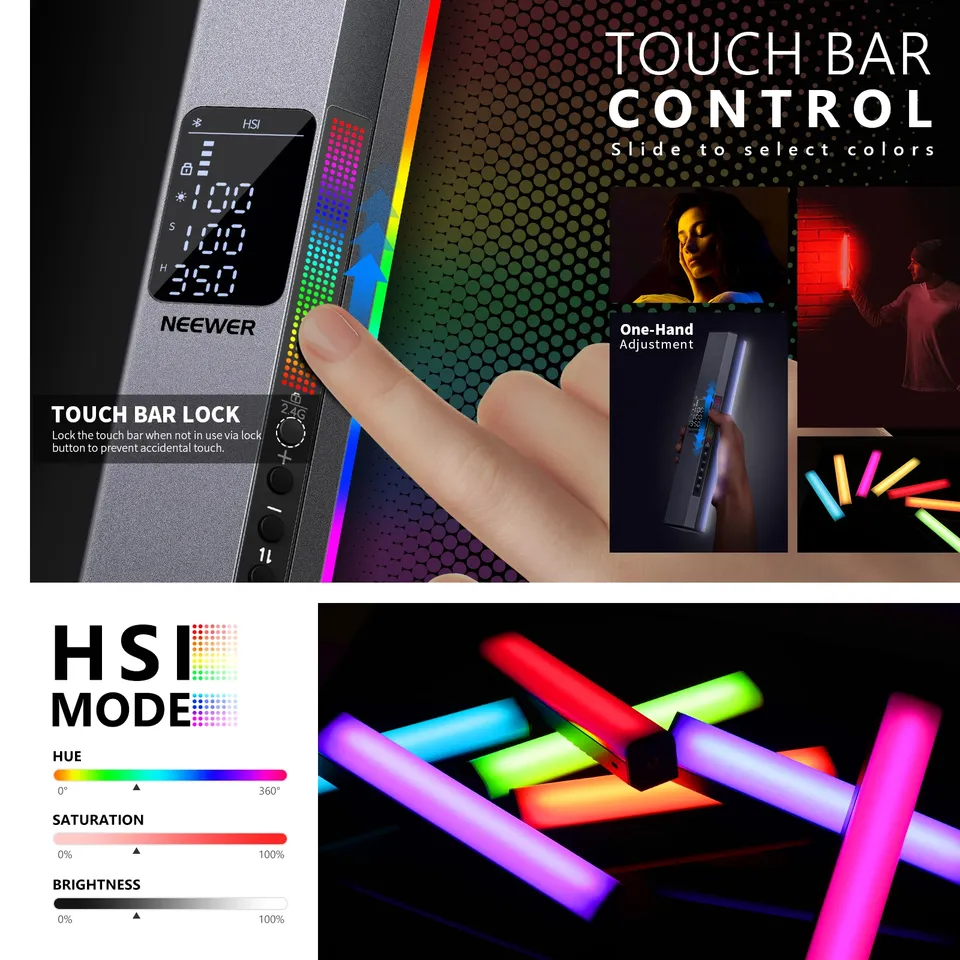 For NEEWER RGB Magnetic Handhe - Photography Lighting Wand recension och pris
