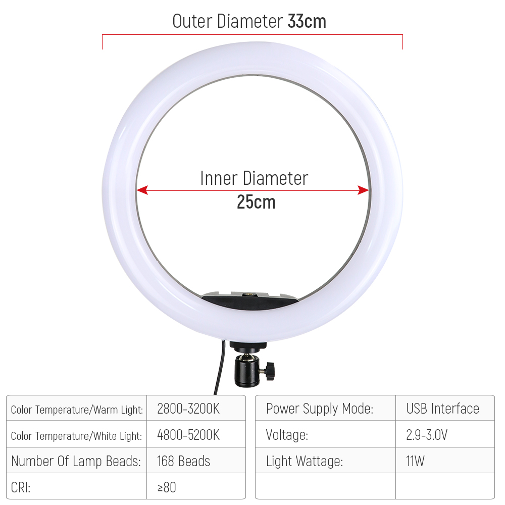 12inch RGB Led Ring Light With - Photography Lighting Wand recension och pris